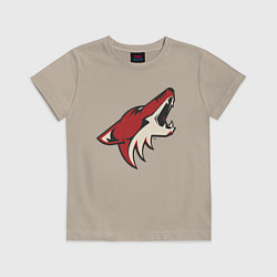 Футболка хлопковая детская Phoenix Coyotes, цвет: миндальный
