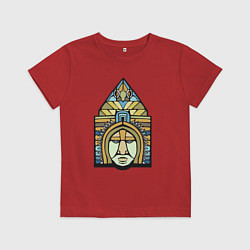 Футболка хлопковая детская Тотем, цвет: красный