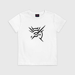 Футболка хлопковая детская Outsiders Mark, цвет: белый