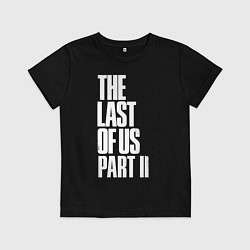 Футболка хлопковая детская The Last of Us: Part II, цвет: черный