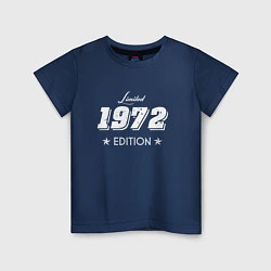 Футболка хлопковая детская Limited Edition 1972, цвет: тёмно-синий