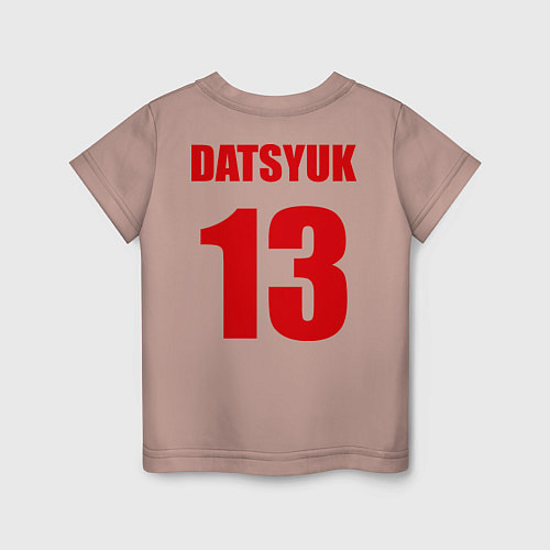 Детская футболка Detroit Red Wings: Pavel Datsyuk / Пыльно-розовый – фото 2