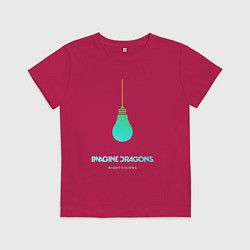 Футболка хлопковая детская Imagine Dragons: Night Visions, цвет: маджента