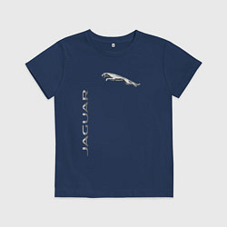 Футболка хлопковая детская Jaguar Motors, цвет: тёмно-синий