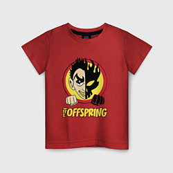 Футболка хлопковая детская The Offspring Boy, цвет: красный