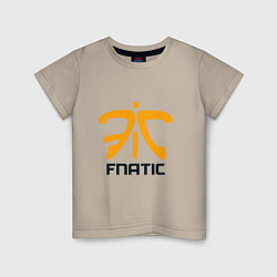 Футболка хлопковая детская Fnatic, цвет: миндальный