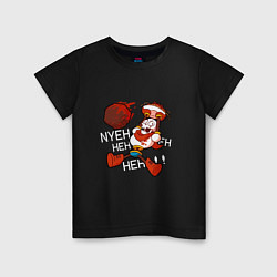 Футболка хлопковая детская Papyrus Undertale, цвет: черный