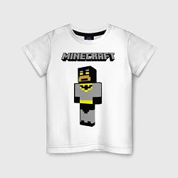 Детская футболка Minecraft Batman