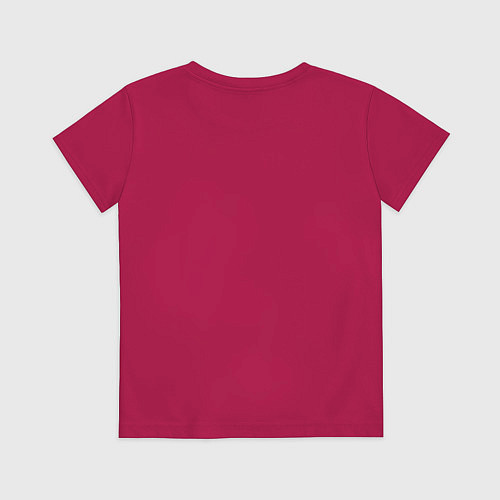 Детская футболка Алина всегда права / Маджента – фото 2