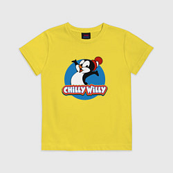 Футболка хлопковая детская Chilly Willy, цвет: желтый