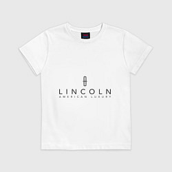 Детская футболка Lincoln logo