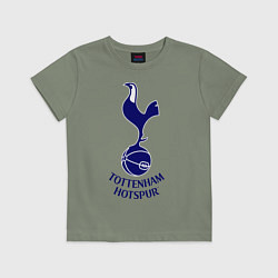 Футболка хлопковая детская Tottenham FC, цвет: авокадо