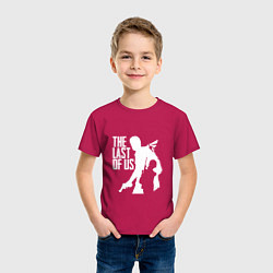Футболка хлопковая детская THE LAST OF US, цвет: маджента — фото 2