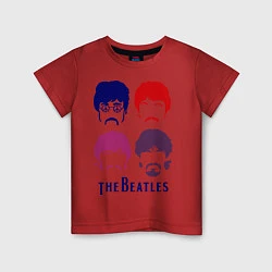 Детская футболка The Beatles faces