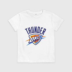 Футболка хлопковая детская Thunder, цвет: белый