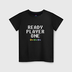 Футболка хлопковая детская Ready Player One, цвет: черный