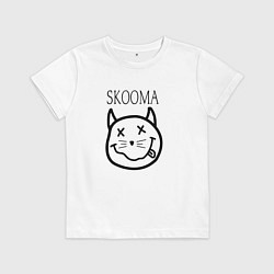 Футболка хлопковая детская TES: Skooma, цвет: белый