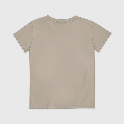 Детская футболка I'm not a CAT! / Миндальный – фото 2