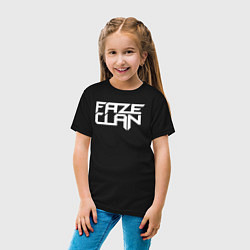 Футболка хлопковая детская FaZe Clan, цвет: черный — фото 2