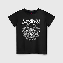 Футболка хлопковая детская Alestorm: Pirate Bay цвета черный — фото 1