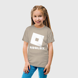 Футболка хлопковая детская ROBLOX, цвет: миндальный — фото 2