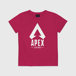 Футболка хлопковая детская Apex Legends, цвет: маджента