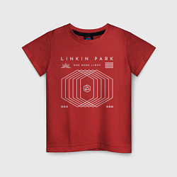 Футболка хлопковая детская Linkin Park: One More Light, цвет: красный