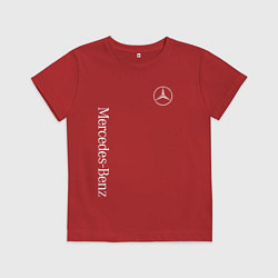 Футболка хлопковая детская MERCEDES-BENZ, цвет: красный