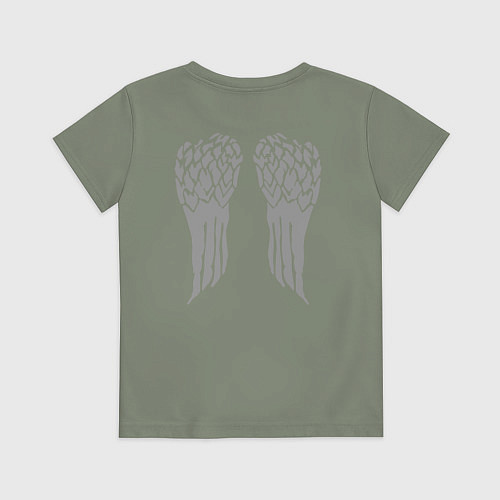 Детская футболка Крылья / Авокадо – фото 2