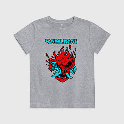 Футболка хлопковая детская SAMURAI KEANU REEVES, цвет: меланж