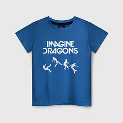 Футболка хлопковая детская IMAGINE DRAGONS, цвет: синий