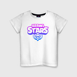 Футболка хлопковая детская BRAWL STARS цвета белый — фото 1