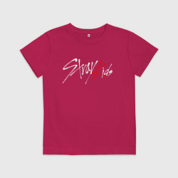 Футболка хлопковая детская STRAY KIDS FELIX, цвет: маджента