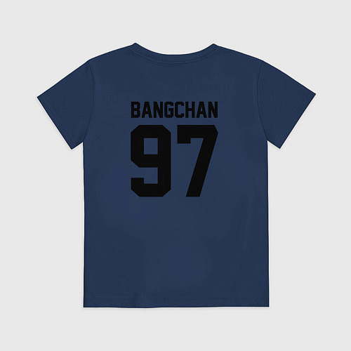 Детская футболка STRAY KIDS BANGCHAN / Тёмно-синий – фото 2
