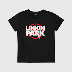Футболка хлопковая детская LINKIN PARK, цвет: черный