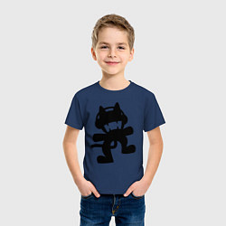 Футболка хлопковая детская MONSTERCAT, цвет: тёмно-синий — фото 2