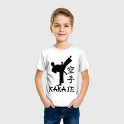 Футболка хлопковая детская Karate craftsmanship, цвет: белый — фото 2