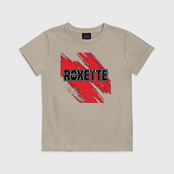 Футболка хлопковая детская Roxette, цвет: миндальный