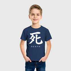 Футболка хлопковая детская Sekiro: Shadows Die Twice, цвет: тёмно-синий — фото 2