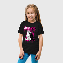 Футболка хлопковая детская MONOKUMA, цвет: черный — фото 2