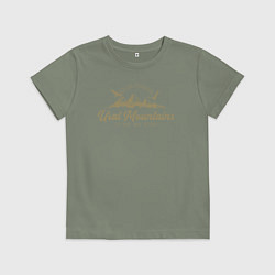 Футболка хлопковая детская Урал Gold Classic, цвет: авокадо