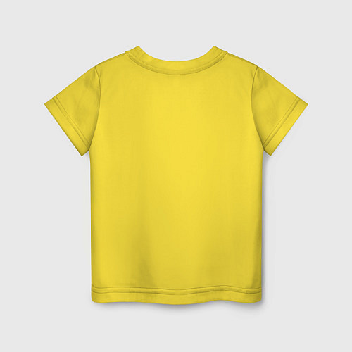 Детская футболка Утёнок с ножом / Желтый – фото 2