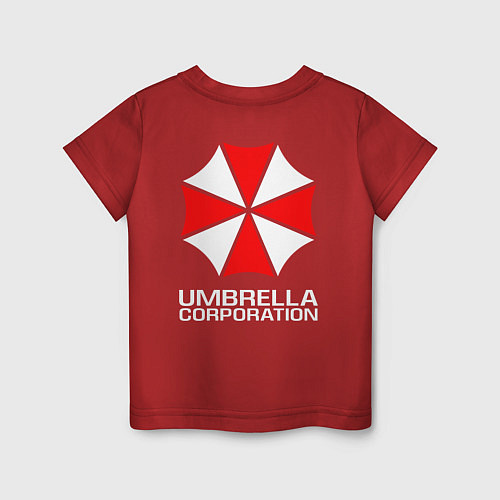 Детская футболка UMBRELLA CORP / Красный – фото 2