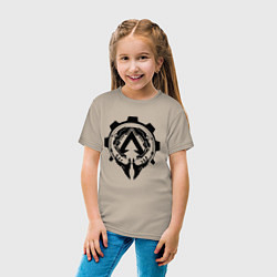 Футболка хлопковая детская APEX LEGENDS, цвет: миндальный — фото 2