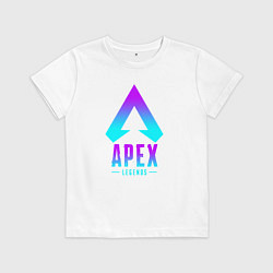 Футболка хлопковая детская APEX LEGENDS, цвет: белый