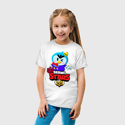 Футболка хлопковая детская BRAWL STARS MRP, цвет: белый — фото 2