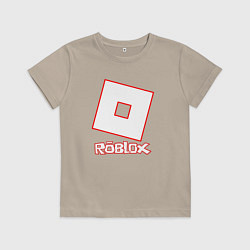 Футболка хлопковая детская ROBLOX, цвет: миндальный