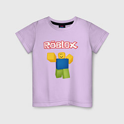 Футболка хлопковая детская ROBLOX, цвет: лаванда