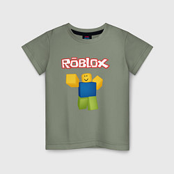 Футболка хлопковая детская ROBLOX, цвет: авокадо