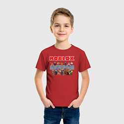 Футболка хлопковая детская ROBLOX, цвет: красный — фото 2